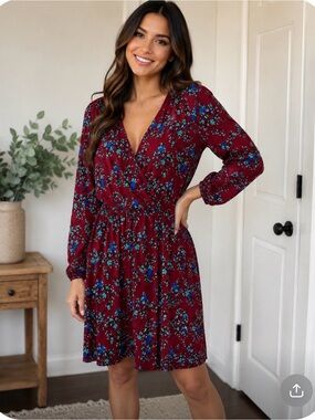 Lucky Brand Faux Wrap Dress